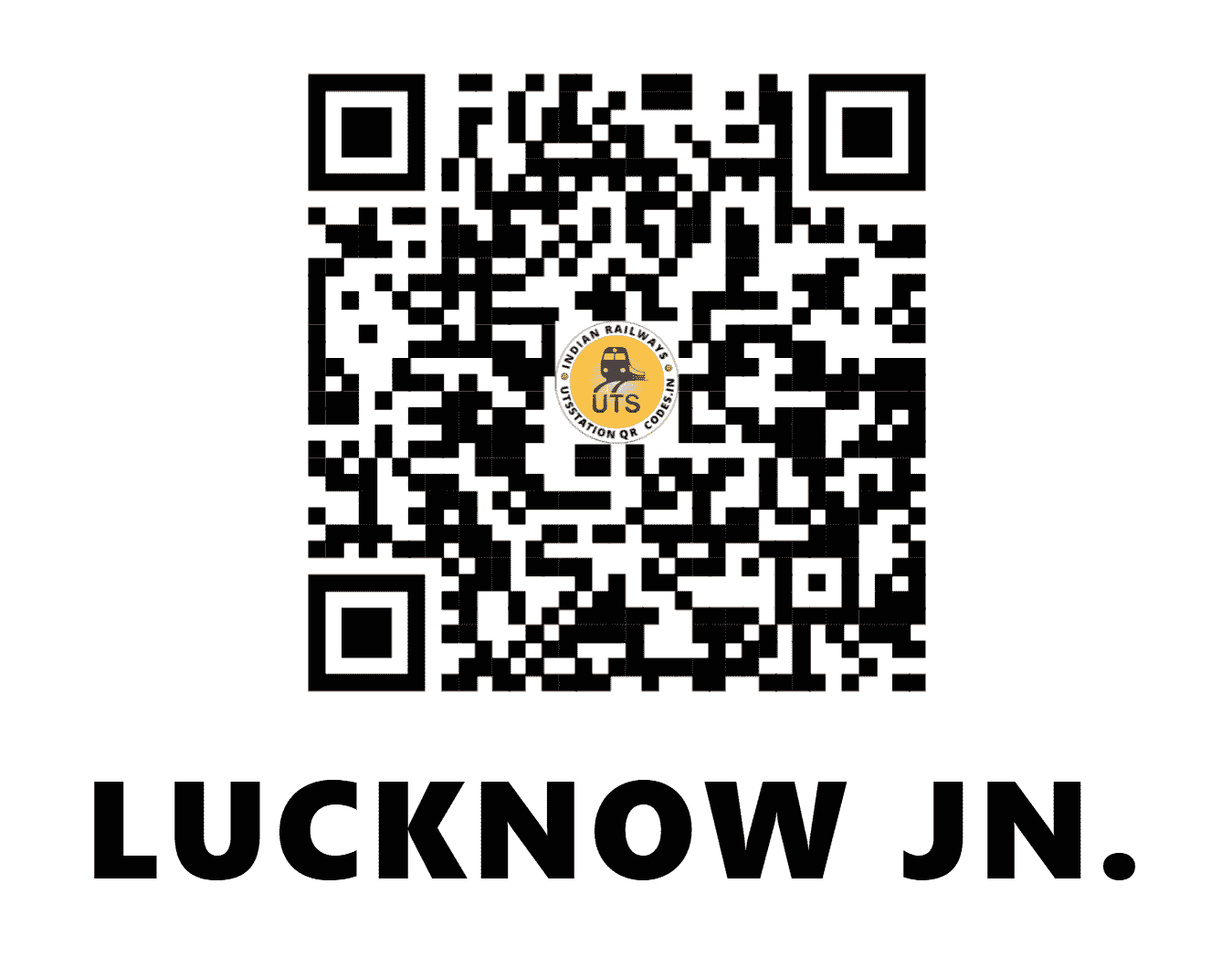 UTS QR Code for LUCKNOW JN. - LJN (NE - UTTAR PRADESH)